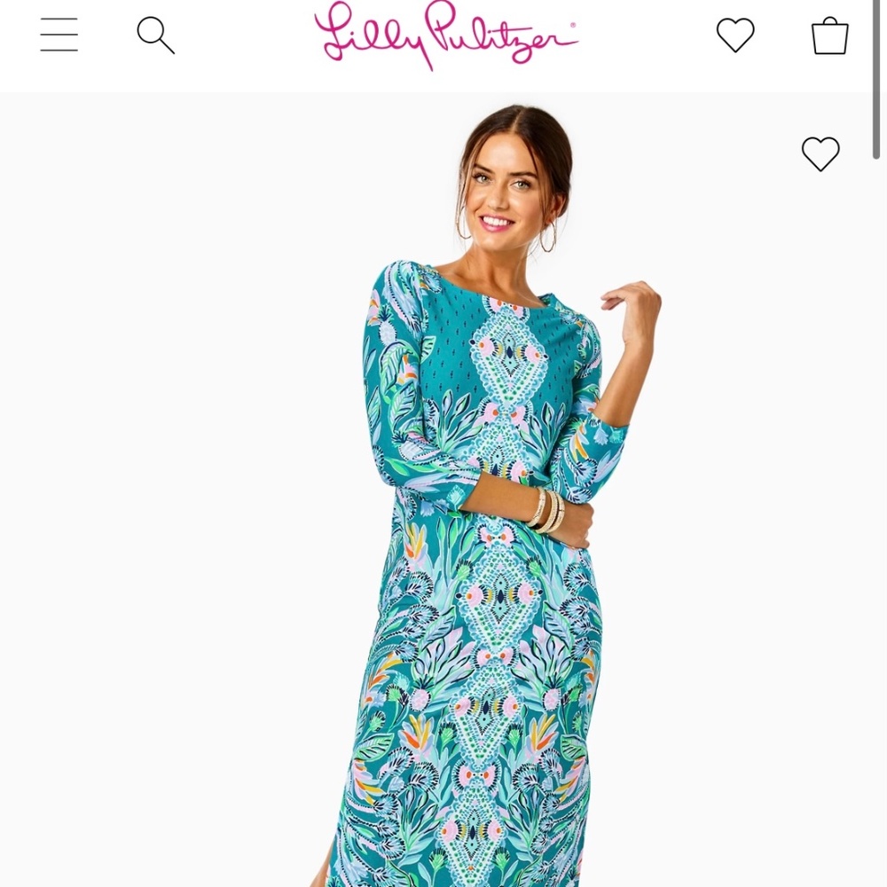 Lily Pulitzer Chilly Lilly Maxi Dress